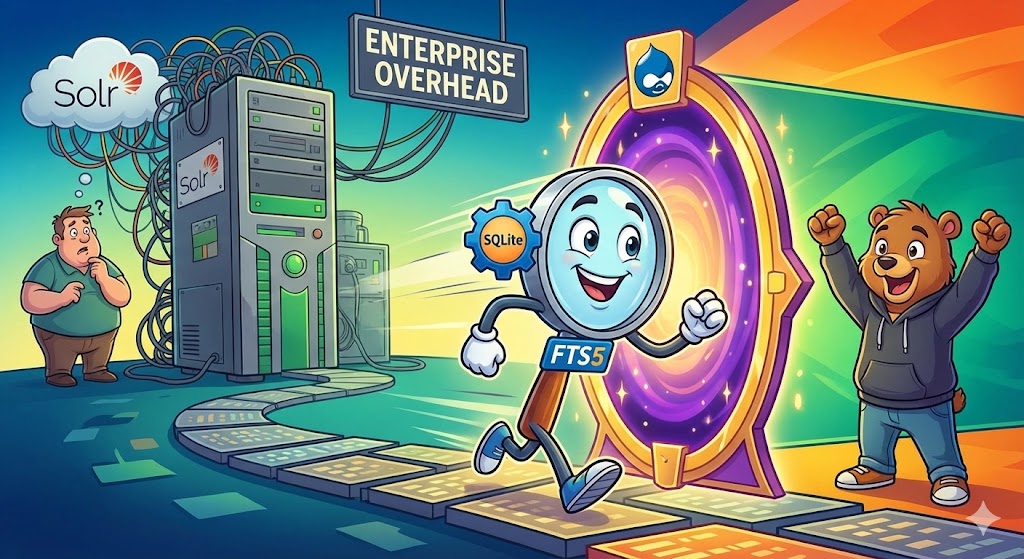 SQLite FTS5 for (Drupal) Search API Teaser Image